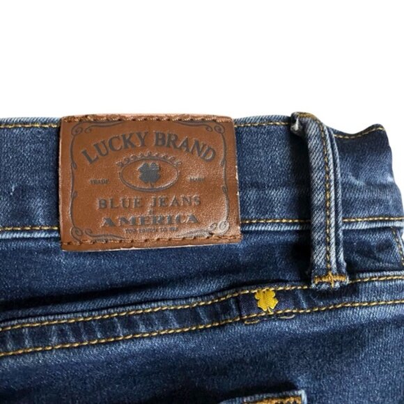 Lucky Brand Women's Dark Indigo Sweet'N Straight Ankle Denim Jeans - Picture 8 of 10